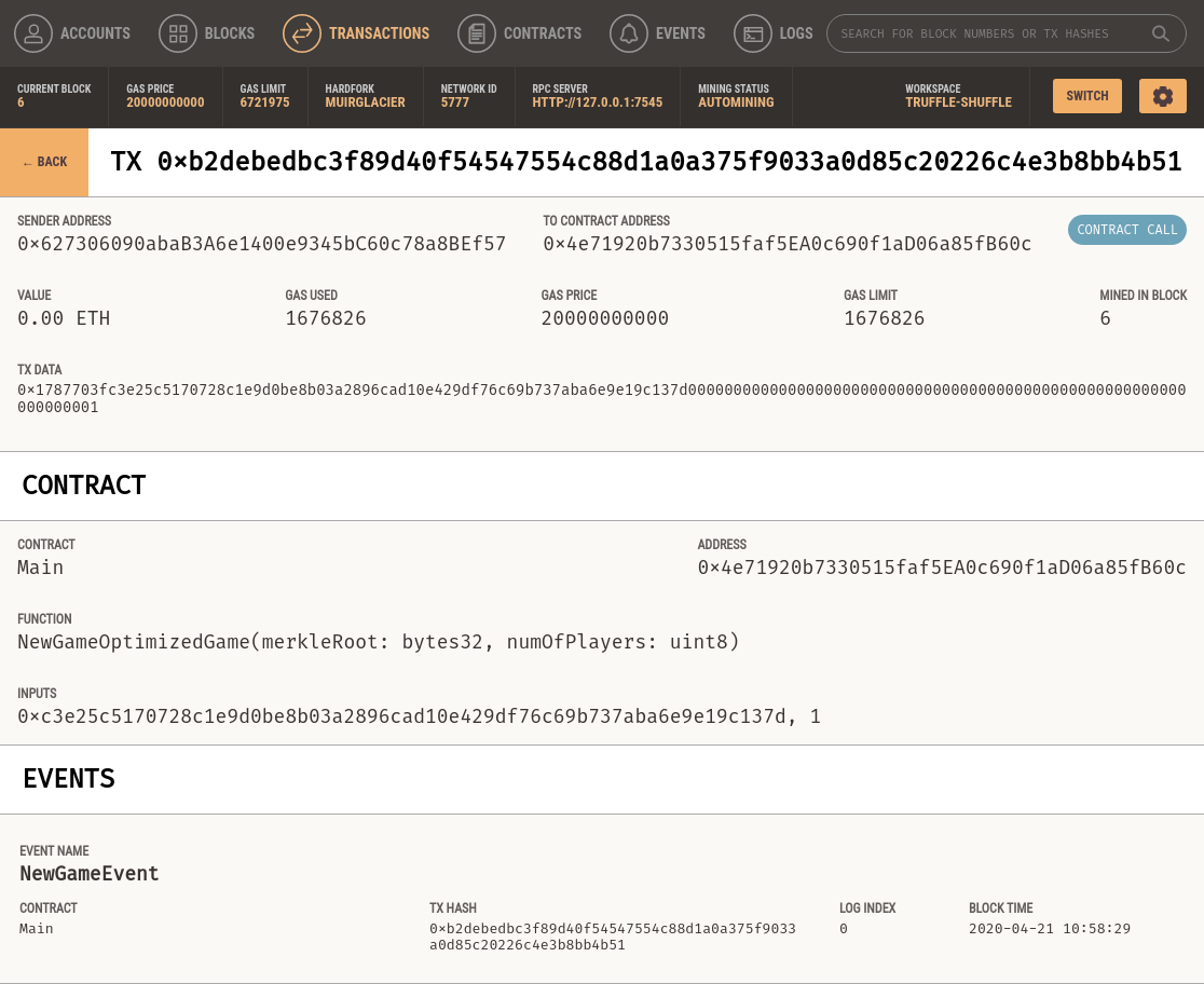 Decoded Transaction